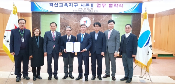 김포시와 경기도교육청의 혁신교육지구 시즌2 사업 업무협약식