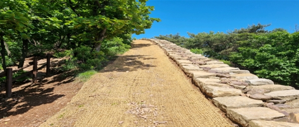 [문수산성 주변 등산로 훼손지 복원]