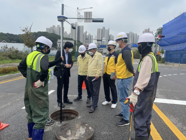 김포시 이재국 행정국장, 공간정보 DB구축사업 현장행정 실시