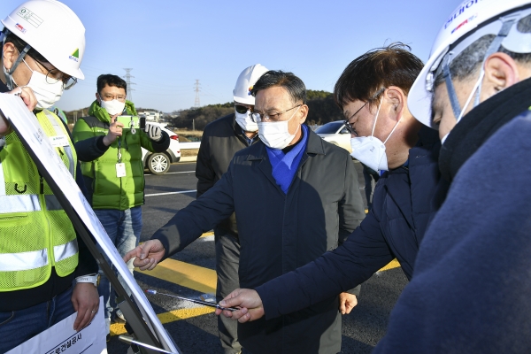 국지도84호선 개통전 현장점검