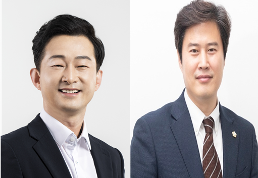 사진 좌측부터 장윤순, 오강현 의원